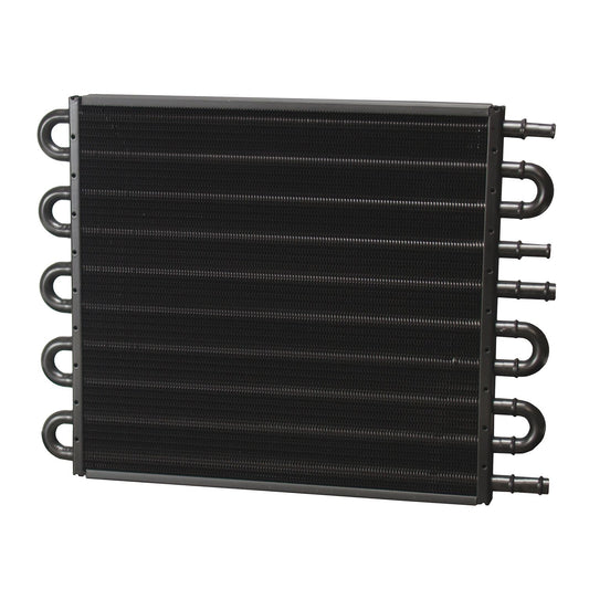 Derale 4 & 6 Pass Dual Circuit Tube&Fin Cooler, 11/32" & 1/2" Barb 13302