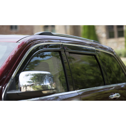 Auto Ventshade 794042 Low Profile Ventvisor Side Window Deflector With Chrome Trim 4-Piece Set For 2020-2022 Hyundai Palisade