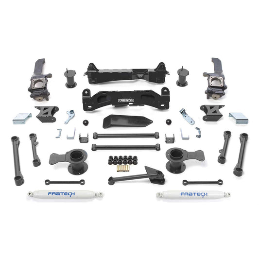 Fabtech 6" BASIC SYS W/PERF SHKS 2010-13 TOYOTA FJ 4WD K7024