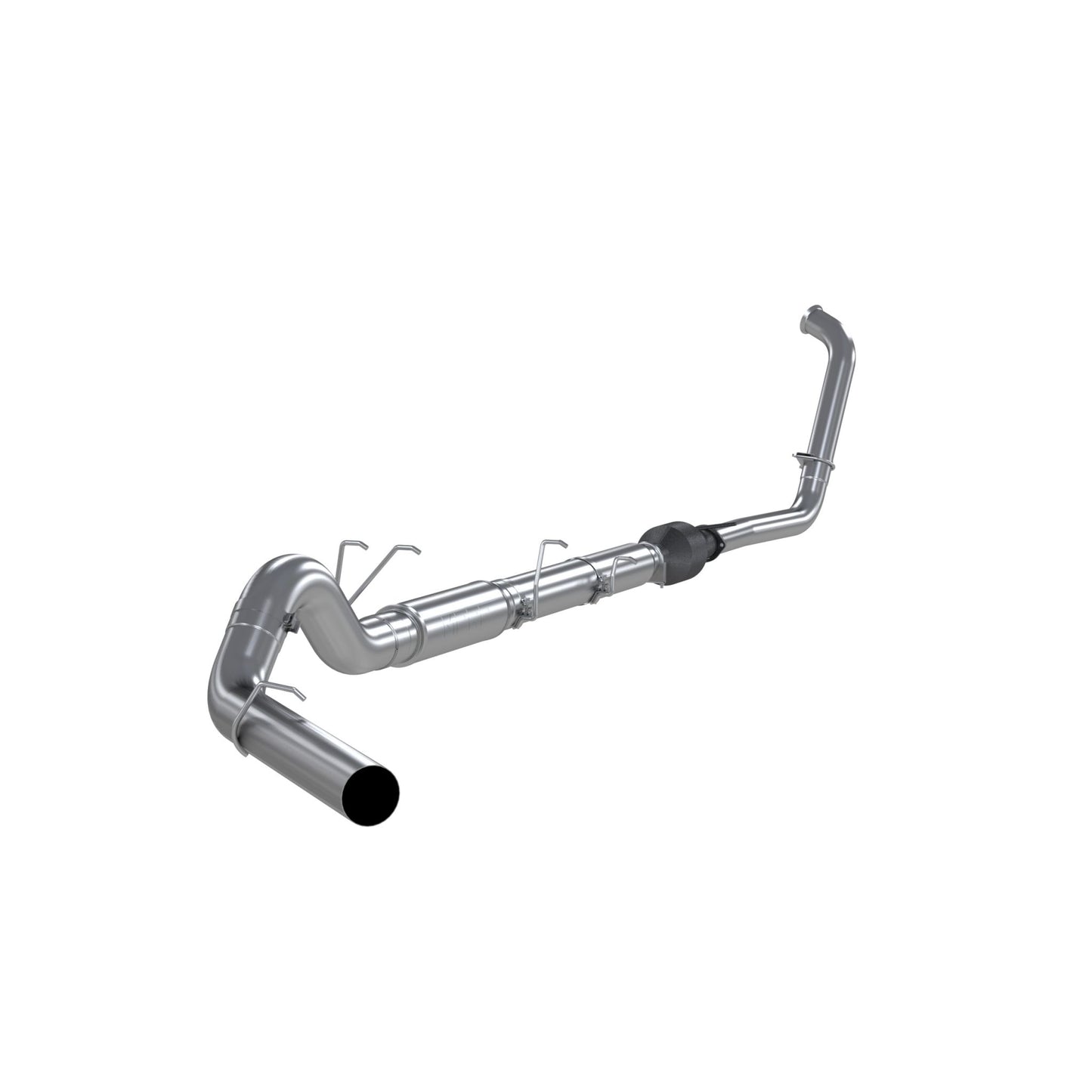 MBRP Exhaust 5in. Turbo Back (Stock Cat); Single Side Exit; AL S62340P