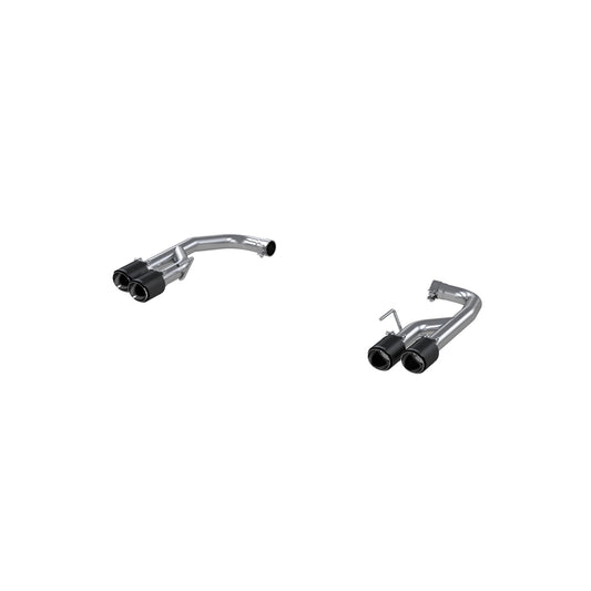 MBRP Exhaust 2.5in. Axle Back; with Quad 4in. CF Tips; Non Active Exhaust; T304 S72113CF