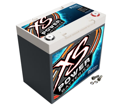 XS Power Batteries 12V AGM D Series Batteries - M6 Terminal Bolts Included 3100 Max Amps D5100R