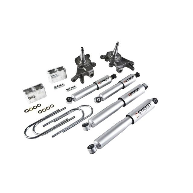 BELLTECH 439SP LOWERING KITS Front And Rear Complete Kit W/ Street Performance Shocks 1998-2000 Nissan Frontier (all except: crew cab) 2 in. F/3 in. R drop W/ Street Performance Shocks
