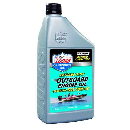 Lucas Oil Products Outboard Engine Oil Synthetic 10W-40 10662