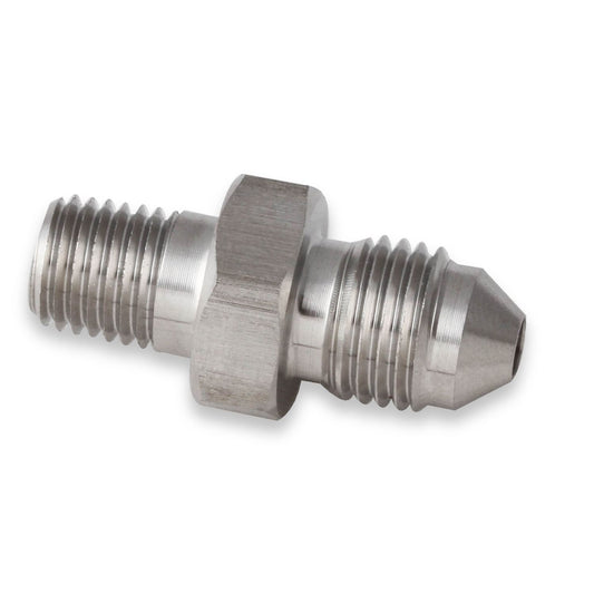 Earls Performance Straight Stainless Steel AN to NPT Adapter SS981631ERL