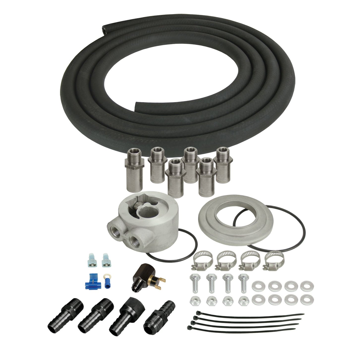 Derale Universal Remote Engine Oil Cooler Mounting Kit 15752
