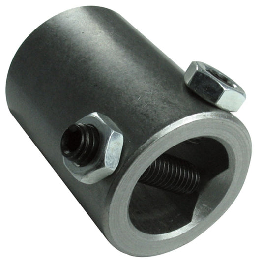 Borgeson - Steering Coupler - P/N: 315200 - Steel steering coupler. Fits 1 in. Double-D X 1-1/4 in. Smooth bore.