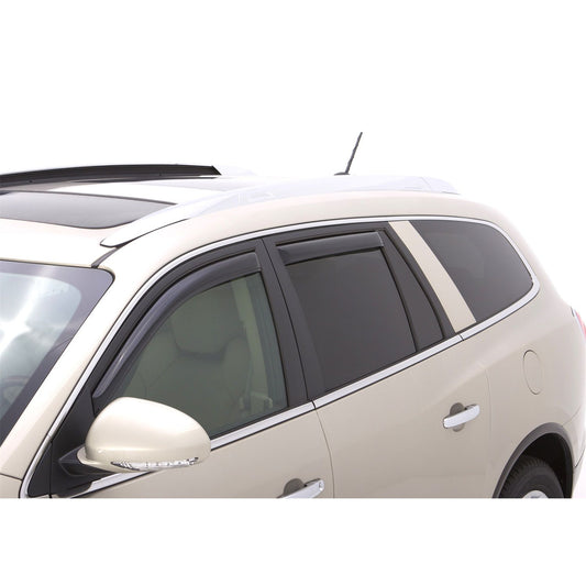 Auto Ventshade 194657 In-Channel Ventvisor Side Window Deflector 4-Piece Set For 2008-2017 Buick Enclave