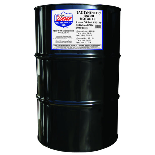 Lucas Oil Products Synthetic SAE 10W-30 Racing Oil 10119