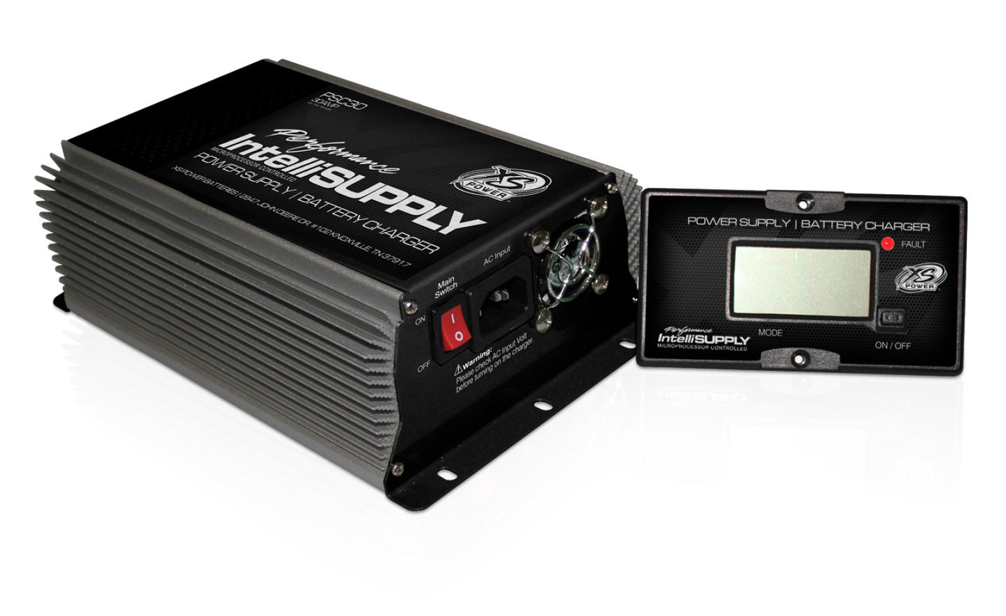 XS Power Batteries Power Supply, 30A, 12V, 14V, 16V with AGM Charge Mode PSC30