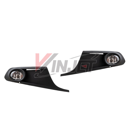 WINJET 2011-2014 Volkswagen Jetta Fog Light - Clear (Wiring Kit and Bezels Included) CFWJ-0628-C