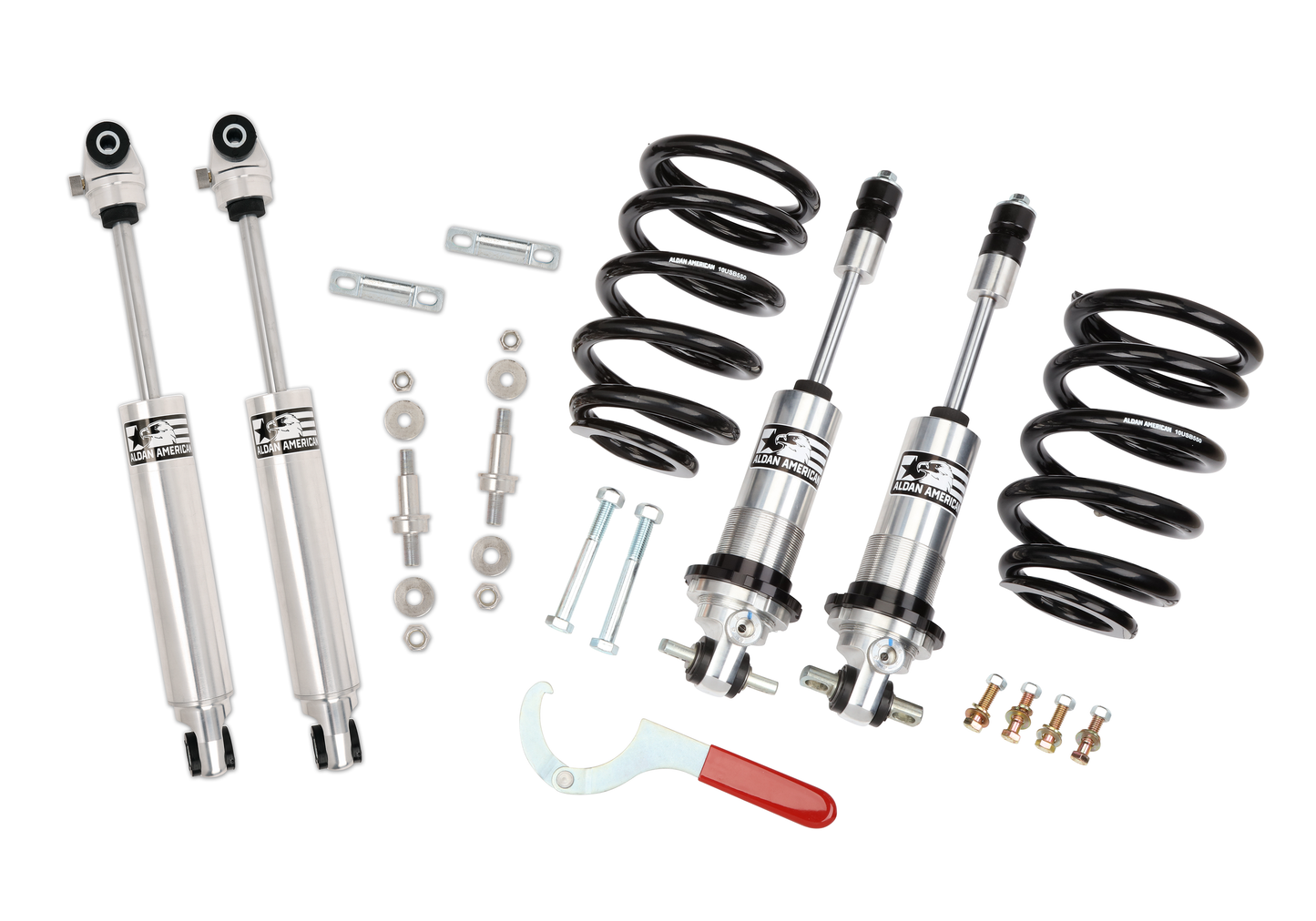 Aldan American Suspension Package, Road Comp, GM, 73-77 A-Body, Coilovers with Shocks, BB, Kit 300111