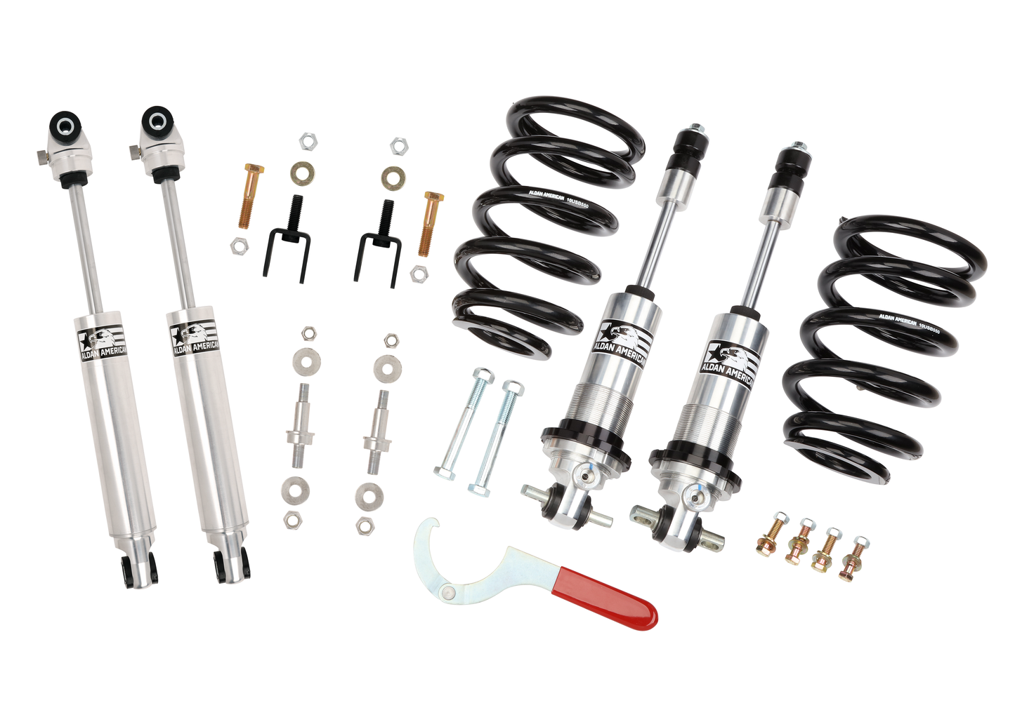 Aldan American Suspension Package, Road Comp, 72-79 Ford, Coilovers with Shocks, SB, Kit 300160