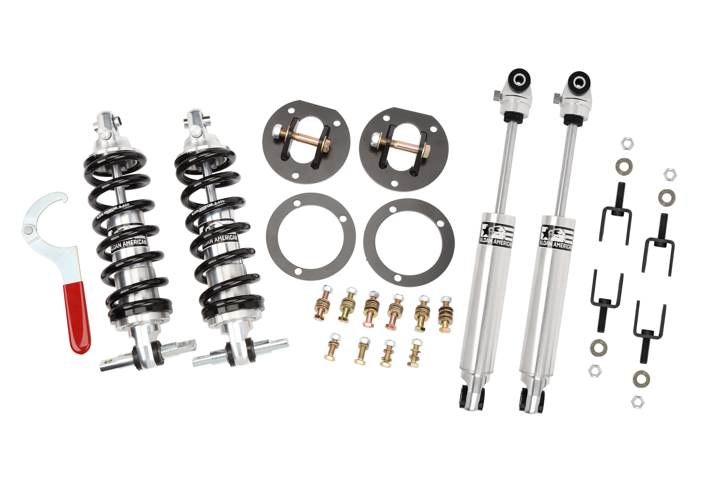 Aldan American Suspension Package, Road Comp, 65-73 Ford, Coilovers with Shocks, BB, Kit 300125