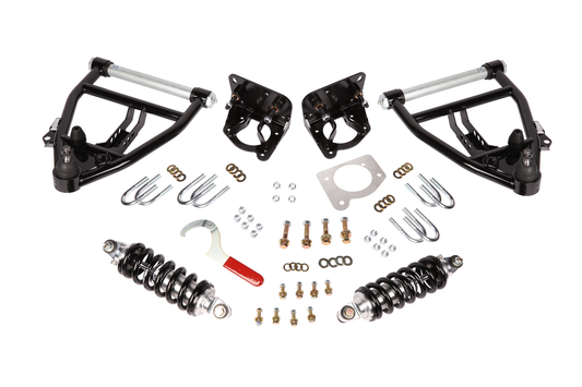 Aldan American Coil-Over Conversion Kit, 71-87 C10, Front, Double Adj, BB, Lower Arms Only 300155