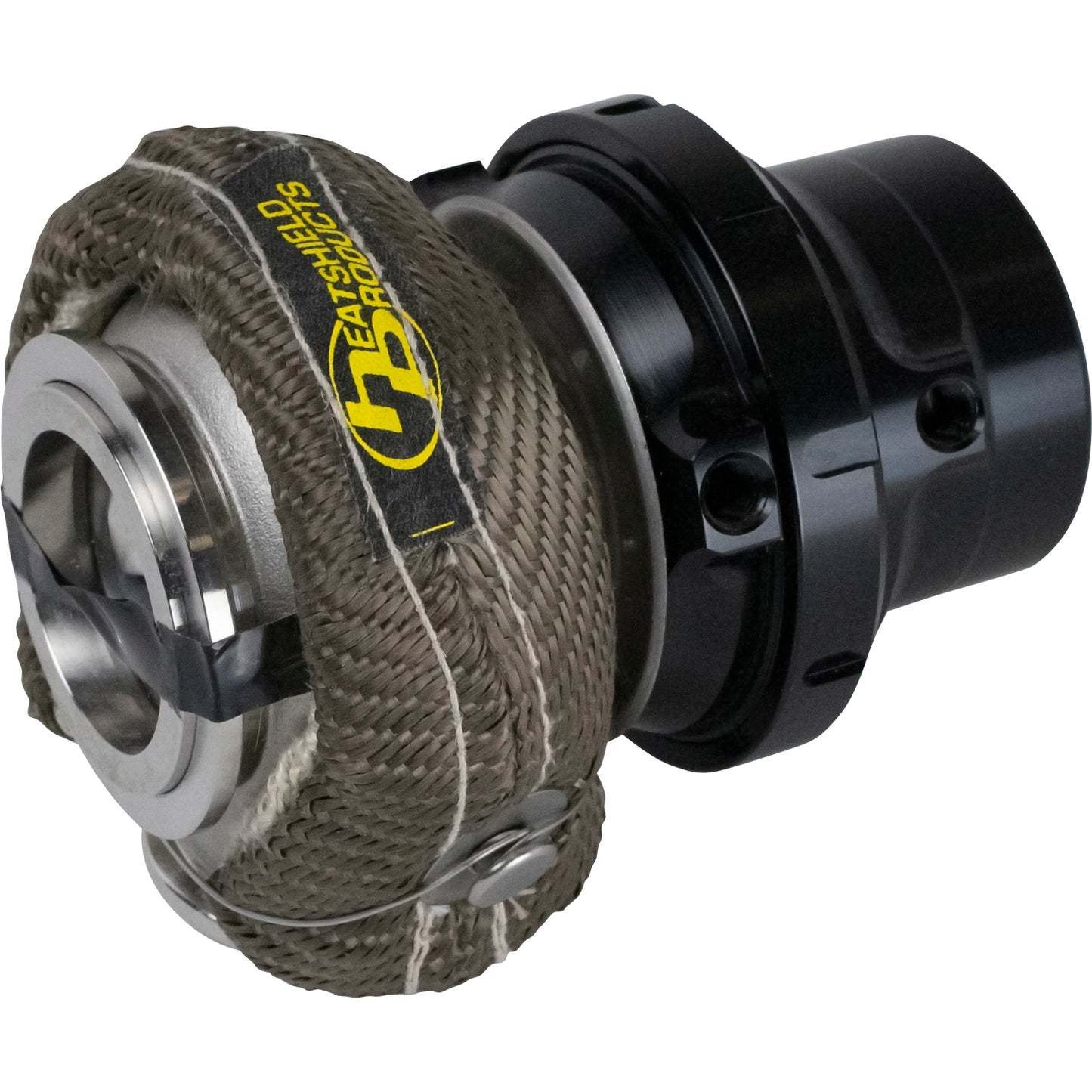 Heatshield Products Protects wastegate diaphragm, Rugged lava rock fiber, Rated for 18F 300172