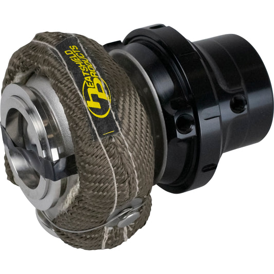 Heatshield Products Protects wastegate diaphragm, Rugged lava rock fiber, Rated for 18F 300172