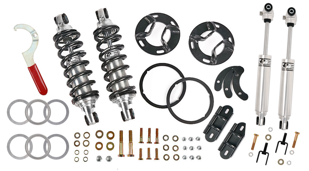 Aldan American Suspension Package, GM, 62-67 Chevy II, Coilovers with Shocks, SB, Kit 300176
