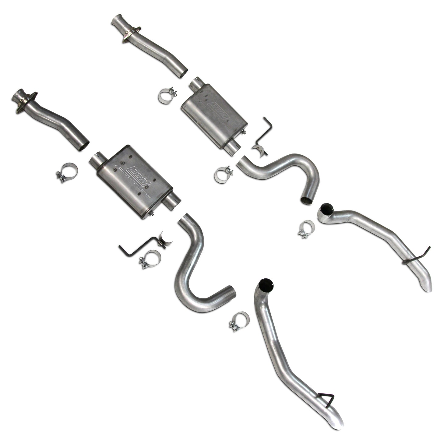 BBK MUSTANG GT ONLY VARITUNE FULL CAT BACK EXHAUST SYSTEM 3002