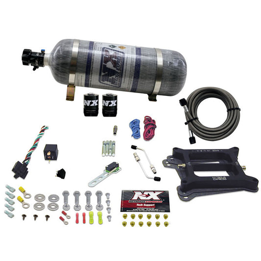 Nitrous Express 4150 4-BBL/GASOLINE (50-100-150-200-250-300HP) WITH COMPOSITE BOTTLE NX-30040-12