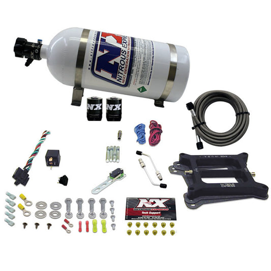 Nitrous Express 4150 4-BBL/ALCOHOL (50-100-150-200-250-300HP) WITH 10LB BOTTLE NX-30045-10