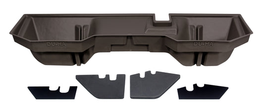 DU-HA 30086 Dodge Underseat Storage Console Organizer And Gun Case - Dark Brown