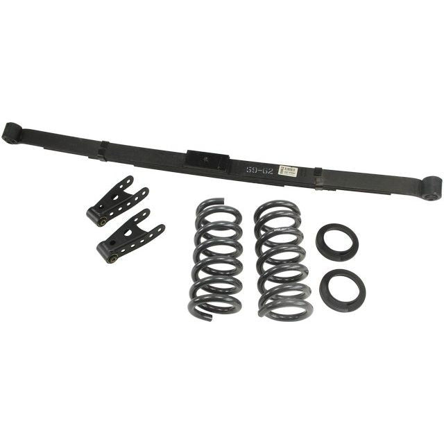 BELLTECH 783 LOWERING KITS Front And Rear Complete Kit W/O Shocks 1992-1999 Chevrolet Suburban (2WD) 2 in. or 3 in. F/4 in. R drop W/O Shocks