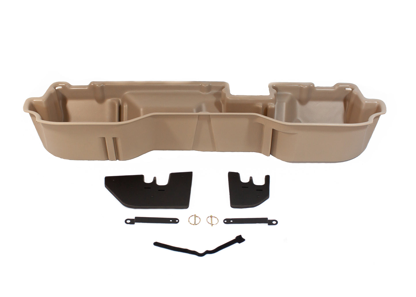 DU-HA 30105 RAM Underseat Storage Console Organizer And Gun Case - Tan