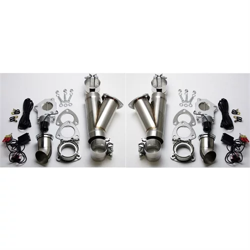 Granatelli Electronic Exhaust Cutout Systems - Stainless Steel - Slip Fit 302530K