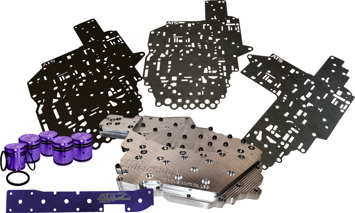 ATS 68Rfe Billet Channel Plate Kit Fits 2012-2018 6.7L Cummins