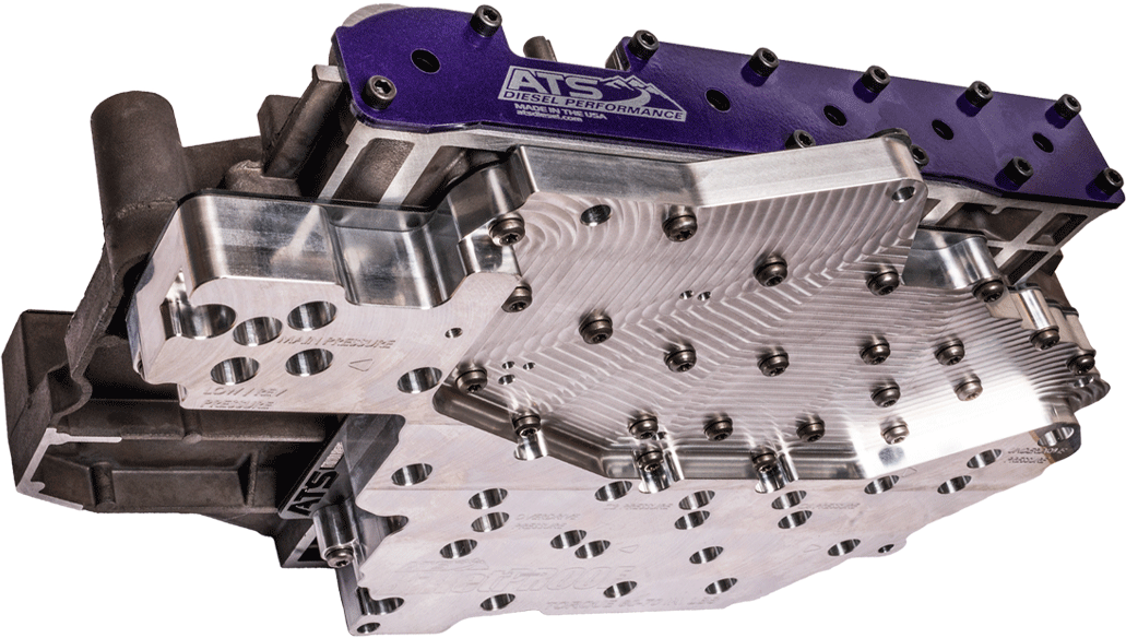 ATS 68Rfe Billet Channel Plate Valve Body Fits 2007.5-2011 6.7L Cummins With Solenoid Pack