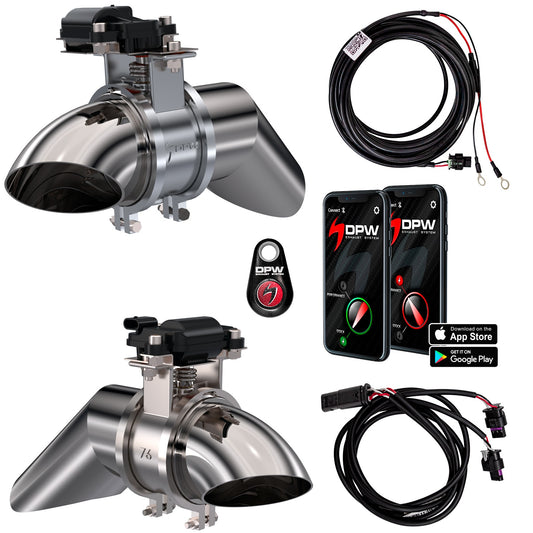 DPW Exhaust Cutout EVO Kit For Dual Exhaust 3 In 30307