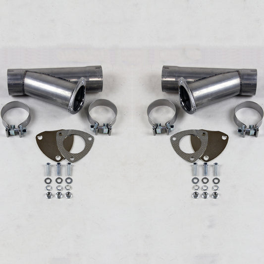 Granatelli Manual Exhaust Cutout - Aluminized Mild Steel - Slip Fit 304520D