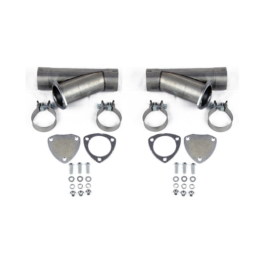 Granatelli Manual Exhaust Cutout - Aluminized Mild Steel - Slip Fit 304540D