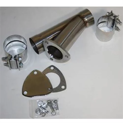 Granatelli Manual Exhaust Cutouts - Stainless Steel - Slip Fit 305520