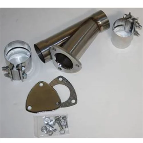 Granatelli Manual Exhaust Cutouts - Stainless Steel - Slip Fit 305522