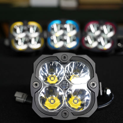 KC HiLiTES FLEX ERA 4 - 1-Bezel Ring - ED Coated - Black 30573