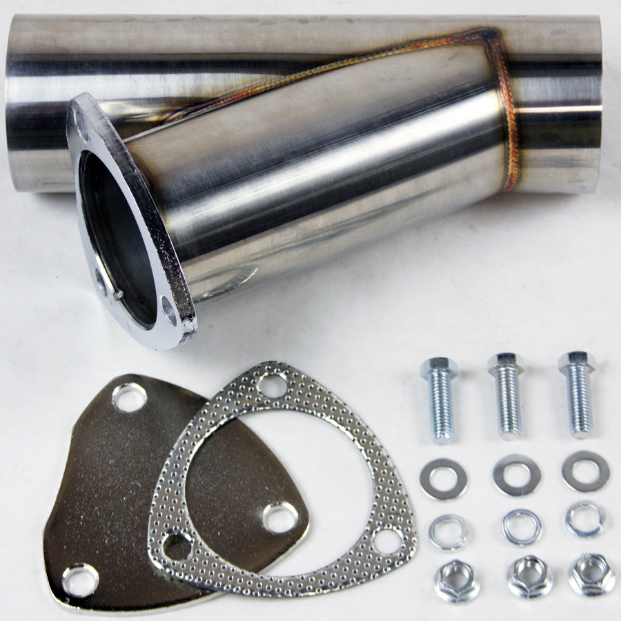 Granatelli Manual Exhaust Cutouts - Stainless Steel - Weld In 306530