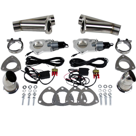 Granatelli Electronic Exhaust Cutout Systems - Stainless Steel - Weld In 307525K