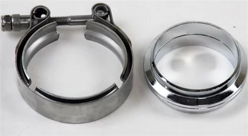 Granatelli V-Bands And Clamps - Stainless Steel Flat Flange 308520