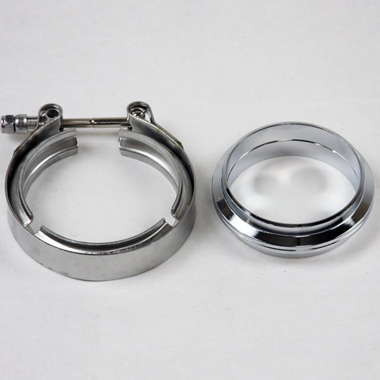 Granatelli V-Bands And Clamps - Stainless Steel Flat Flange 308530
