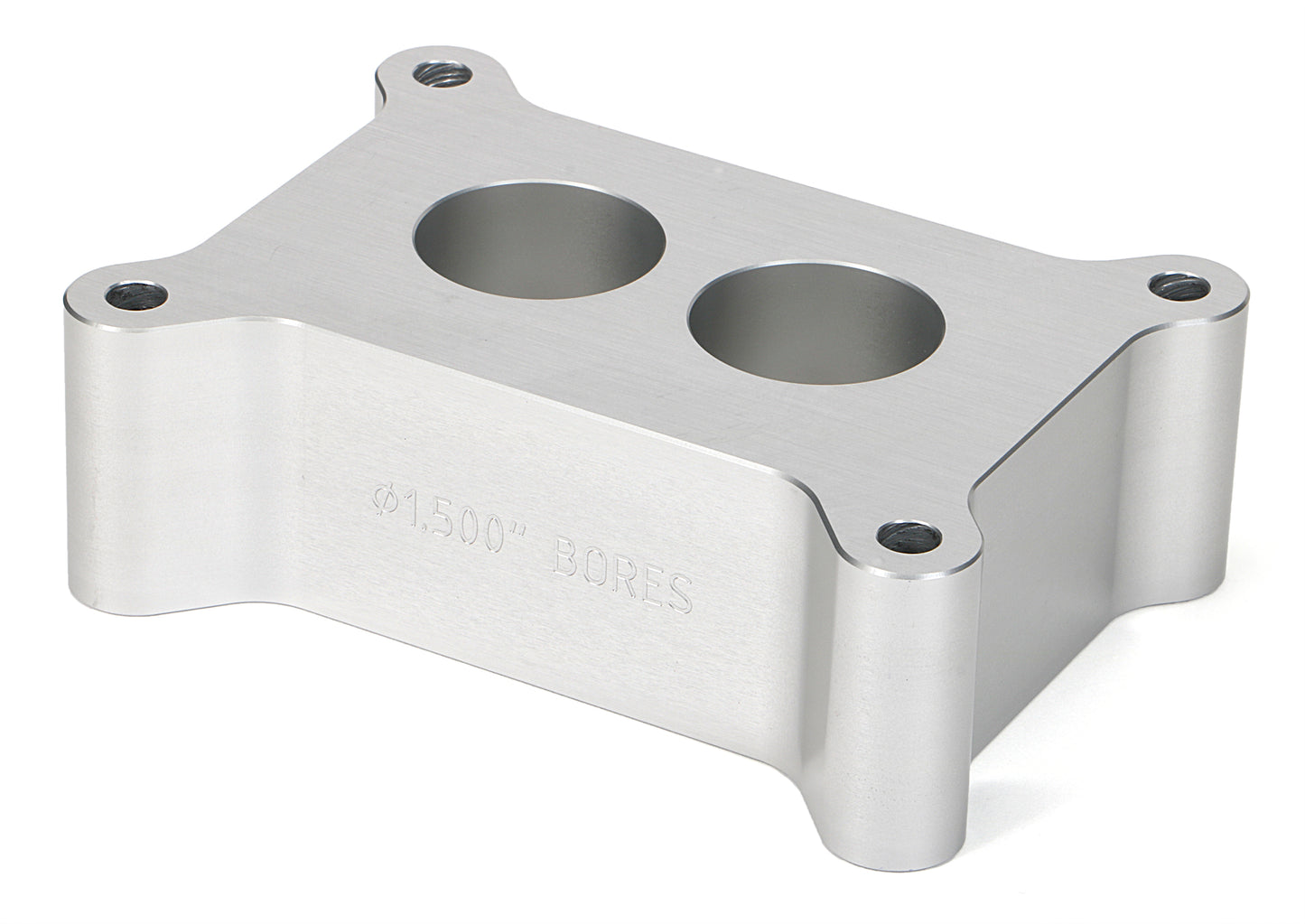 HAMBURGER'S PERFORMANCE PRODUCTS HAMBURGER BILLET 2 IN. HOLLEY 2V 1.5 IN. PORTED SPACER MOD-4 RACING 3132