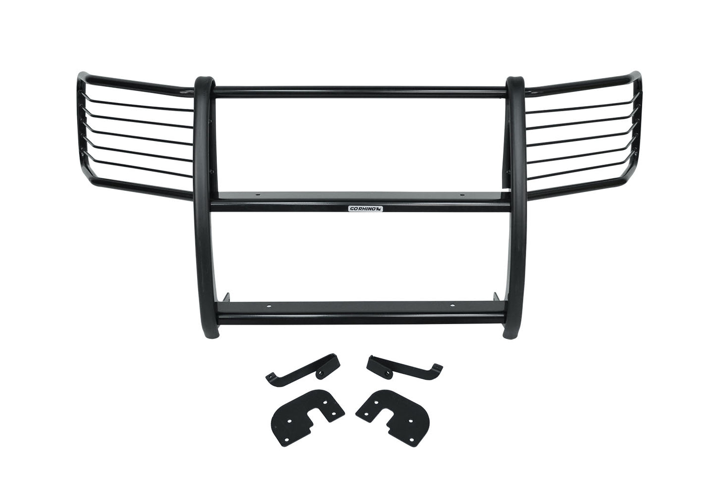 Go Rhino 3155MB 3000 Series StepGuard With Brush Guards Black Powder Coat