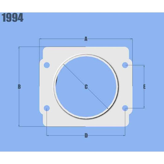 Vibrant Performance - 1994 - Mass Air Flow Sensor Adapter Plate for Subaru Applications