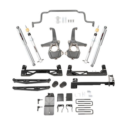 BELLTECH 150210TPS LIFT KIT 6 in. Lift Kit Inc. Front and Rear Trail Performance Struts/Shocks 2019-2021 Silverado / Sierra 4wd 6 in. Lift w/ Front sway bar