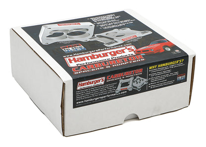 Holley 4BBL Carburetor Spacer; Std. Manifold; 1-1/2 in. Tall; Open PlenumBillet 3200