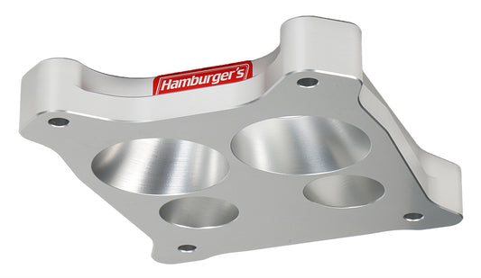 HAMBURGER'S PERFORMANCE PRODUCTS CARBURETOR ADAPTER; BILLET ALUMINUM- 1 IN. HOLLEY/ AFB TO QUADRAJET 3224