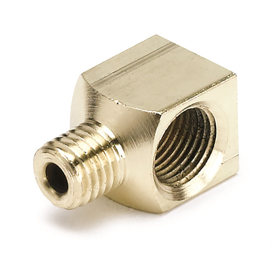 AutoMeter FITTING ADAPTER 90 1/8 in. NPTF FEMALE TO 1/8 in. COMPRESSION MALE BRASS 3272