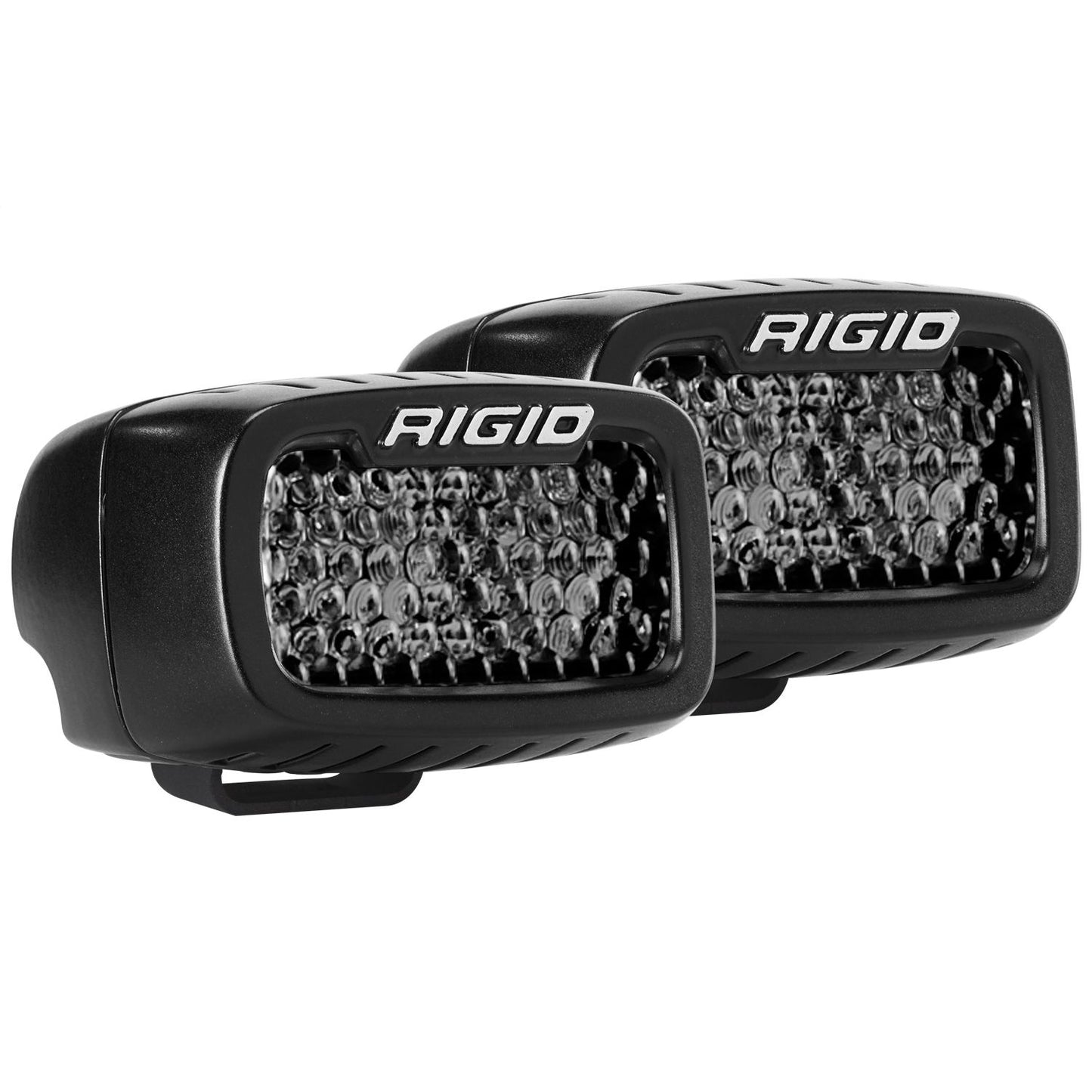 RIGID Industries SR-M Series PRO Midnight Edition Spot Diffused Surface Mount Pair 902513BLK