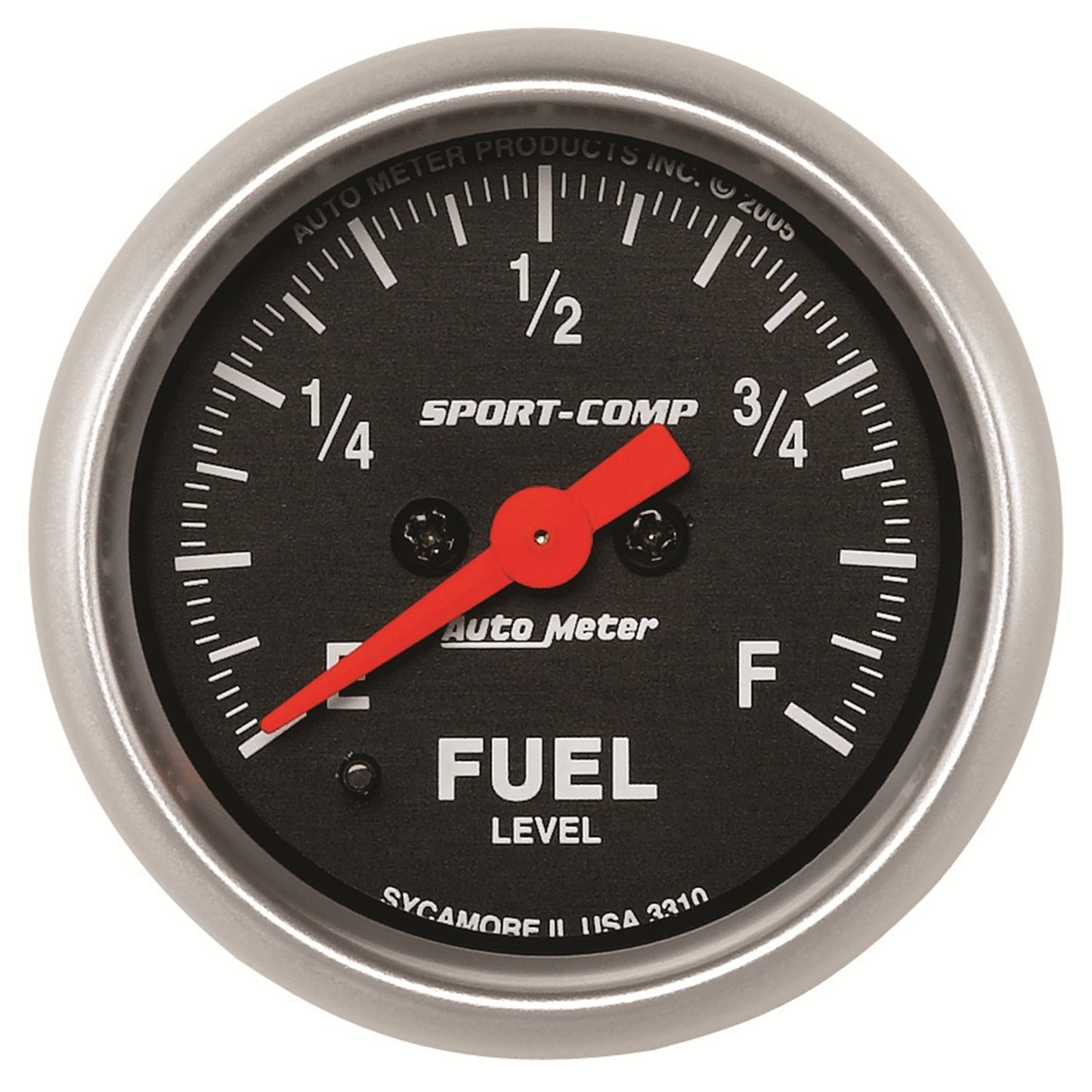 AutoMeter 2-1/16 in. FUEL LEVEL PROGRAMMABLE 0-280 O SPORT-COMP 3310